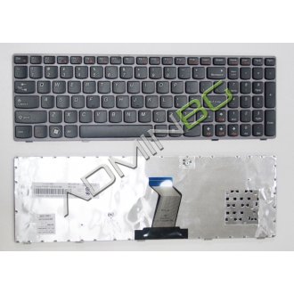 Tastatura Lenovo Y570, Neagra, Cu Rama Violet, US/UK