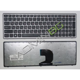 Tastatura Lenovo IdeaPad Z500 P500, Neagra, Cu Rama Gri, US/UK (+BG Print)