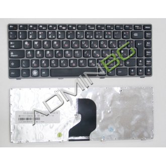 Tastatura Lenovo IdeaPad Z450 Z460, Neagra, Cu Rama Gri, US/UK (+BG Print)