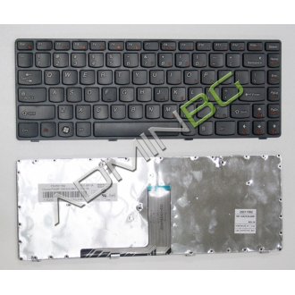 Tastatura Lenovo B470 G470 V470 Z470, Neagra, Cu Rama Neagra, US/UK (+BG Print)